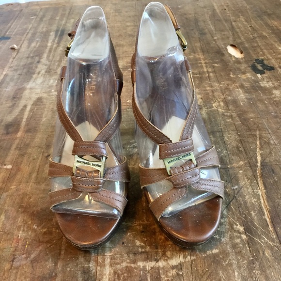 Vintage Michael Kors Brown Heels - Picture 6 of 11